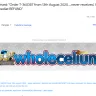 Wholecelium.com - Failed to deliver the order failed to restitute payment failed to reply my demands - Photo 1
