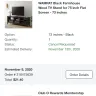 Overstock.com - Wampat black farmhouse wood tv stand for 75 inch flat screen-73 inches - Photo 1