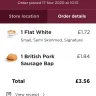 Costa Coffee - Paid using app - money taken - costa maidstone never received order