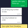 Chowking - 1 halo 2 for 85 pesos only and for 40 mins preparing time