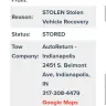 Autoreturn - Towing/storage fees