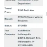 Autoreturn - Towing/storage fees