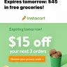 Instacart - Not honoring email discounts. Customer service just replies with canned email replies.