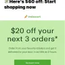 Instacart - Not honoring email discounts. Customer service just replies with canned email replies.