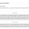 Etsy - Package not received - vendor not responding - pomchick order #1808765992