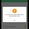 Green Dot - Account blocked