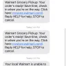 Walmart - My entire online pickup order