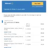 Walmart - My entire online pickup order