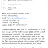 Zara.com - Online order not delivered