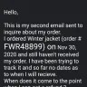Fairweather - Order not received - Photo 10