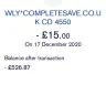 Complete Savings / Complete Save - Wly completesave