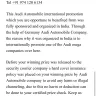 Audi - Email for winning lottery from audi. - Photo 3