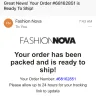 Fashion Nova - Online Shopping, false advertising, deceptive website