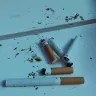 British American Tobacco - Cigarettes has holes in it with a worn inside