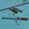 British American Tobacco - Cigarettes has holes in it with a worn inside
