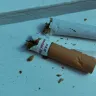 British American Tobacco - Cigarettes has holes in it with a worn inside