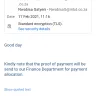 Munnik Basson Dagama - Paid account in full. Payment not allocated and no paid up letter