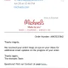 Michaels Stores - Same day delivery order