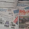 San Jose Mercury News Paper - 4 sunday newspapers stands ×3 purchase of newspapers for sale/coupons section @ $1.50 ea stand