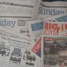 San Jose Mercury News Paper - 4 sunday newspapers stands ×3 purchase of newspapers for sale/coupons section @ $1.50 ea stand - Photo 1