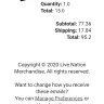 Live Nation - Charged for merchandise on november 30, 2020; never received