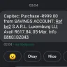 Capitec Bank - Scammed me and debited - Photo 1