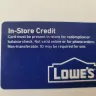 Lowe's - Lowe's In-Store Credit