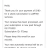 PDFFiller - Unauthorized charge from my account