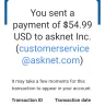 Asknet - Unauthorized charge for unknown product