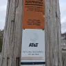 AT&T - Utility pole guide wire