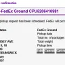 FedEx - Fedex Ground Pick Up