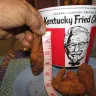 KFC - I am complaining about the size of the chicken drumsticks. and the service.