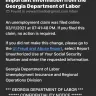 Georgia Department Of Labor - Looking for resolution!