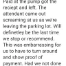 Esso - Attendant accusation of not paying - Photo 1