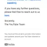 YouTube - Removed my channel without offering any explanations.