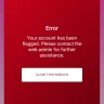 MegaPersonals.com - It says my account had been flagged and I barely made an account