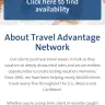 Travel Advantage Network - Tan customer relations and commitment to travelers - Photo 1