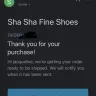 Sha Sha Shoes - Never got my daughter’s sha sha shoes