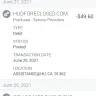 HUDforeclosed - I don't know what this company is and I don't understand why they debit$ 49$