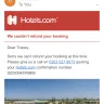 Hotels.com - Cancelled holiday - Photo 4