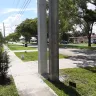 Florida Power & Light [FPL] - Awkward / unique location of new pole