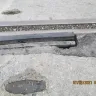Long Island Rail Road [LIRR] - Track Crossing Road, Part of Track support came loose see photo's
