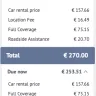 EconomyBookings.com - Wrong conditions car rental booking - full coverage not included