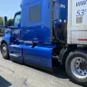 Swift Transportation Services - Truck 200195 - Blue, East Valley Hwy (84th)
