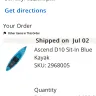 Bass Pro Shops - Ascend Blue D10 Kayak - Photo 1