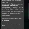 Aramex International - Delaying in delivering my shipment without a valid reason