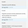 Aramex International - Tracking number 33806301045 - Photo 1