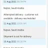 Aramex International - Delay delivery - Photo 3