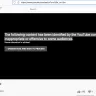 YouTube - Censored video without a reason