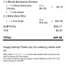 Boston Market - Boston market #411... Ordered online, order went through fine and already charged our bank account for $50.00. - Photo 1